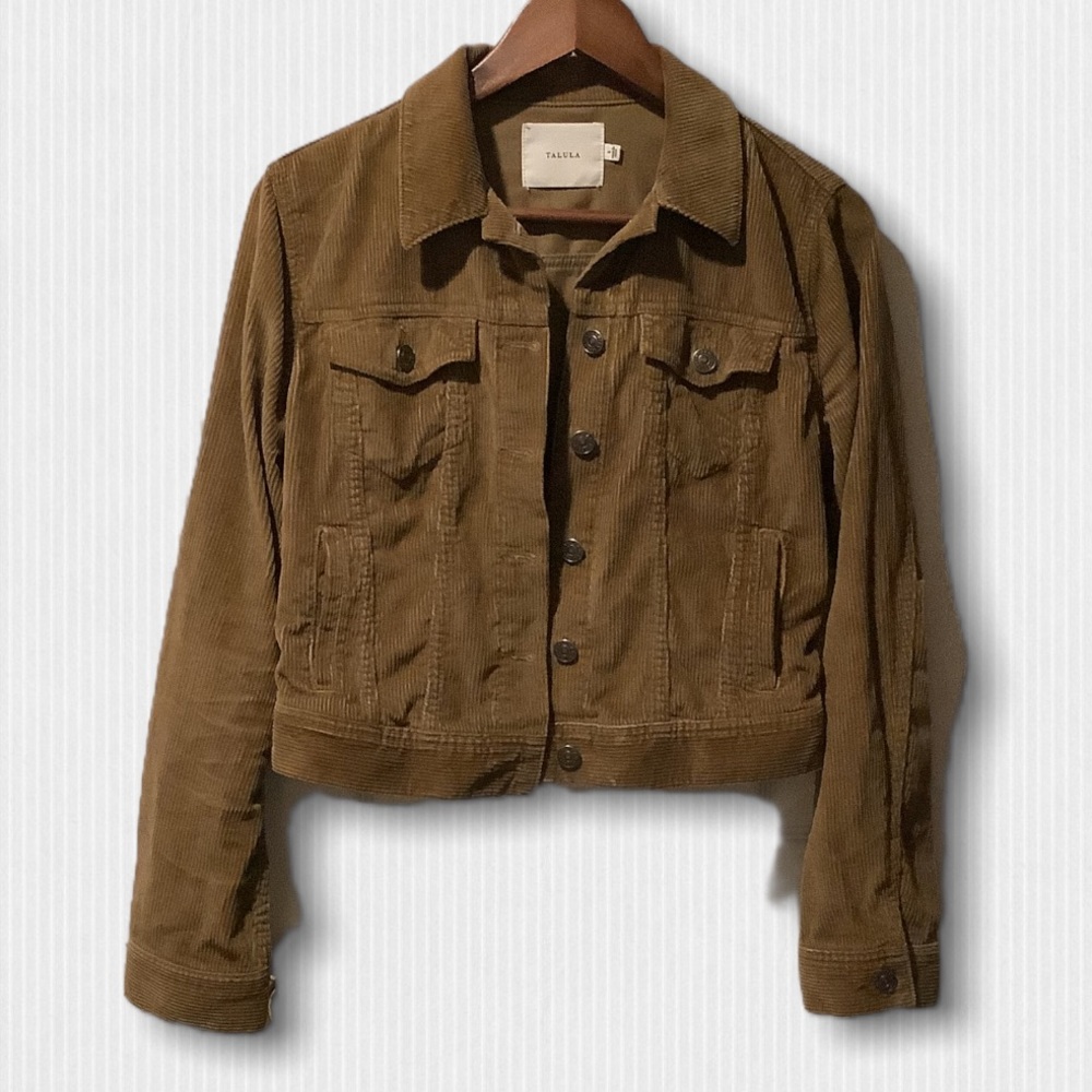 Aritzia Talula Edo Corduroy Cropped Jacket Small